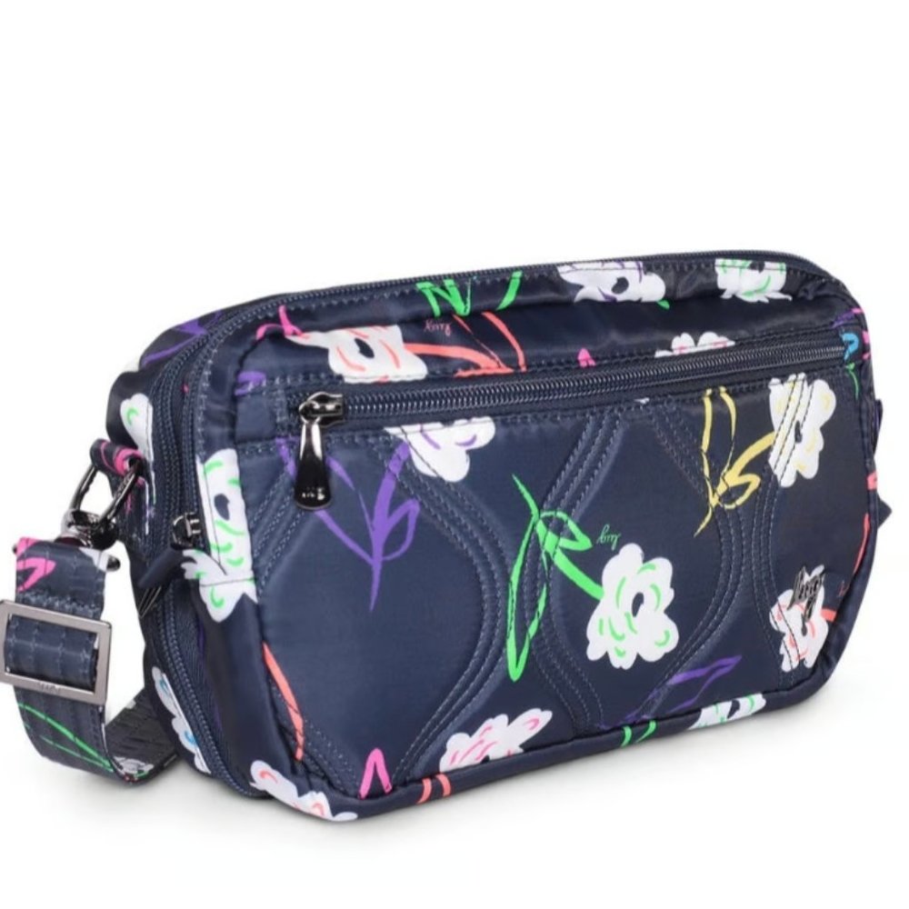 Lug Crescendo Convertible Shopper w/Crossbody - Bright Floral NWT